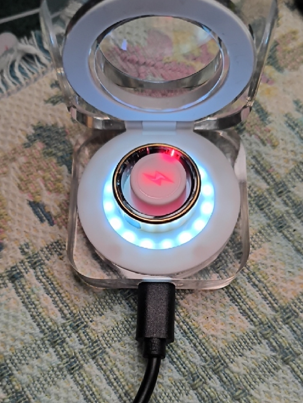 Smart Ring LED Display - Black - Picture 5 of 10